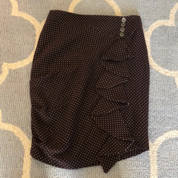 Eva Franco Dresses & Skirts - 🔥Anthropologie Eva Franco brown polka dot skirt